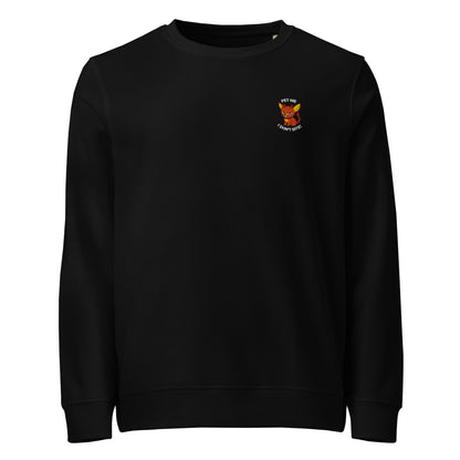 Sassy Chihuahua Organic Embroidered Sweatshirt