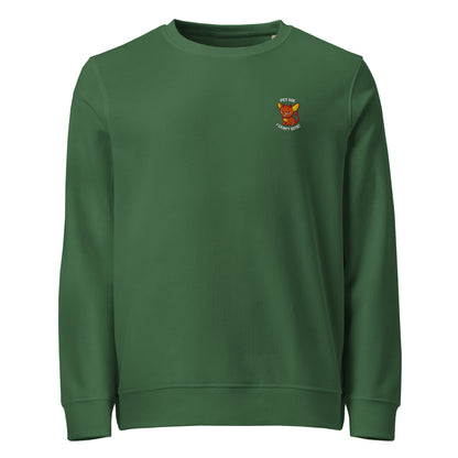 Sassy Chihuahua Organic Embroidered Sweatshirt
