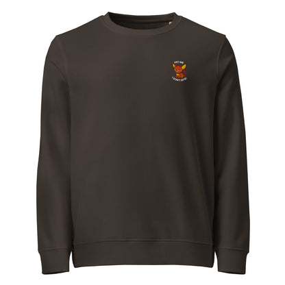 Sassy Chihuahua Organic Embroidered Sweatshirt