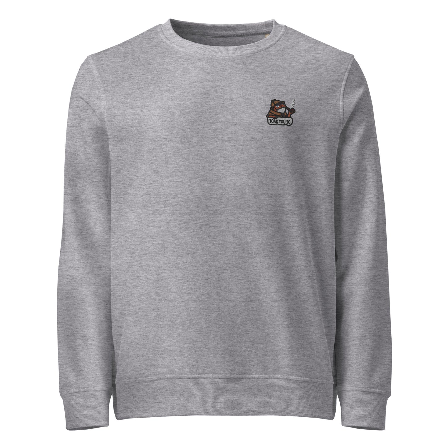 Toad You So Detective Organic Embroidered Sweatshirt