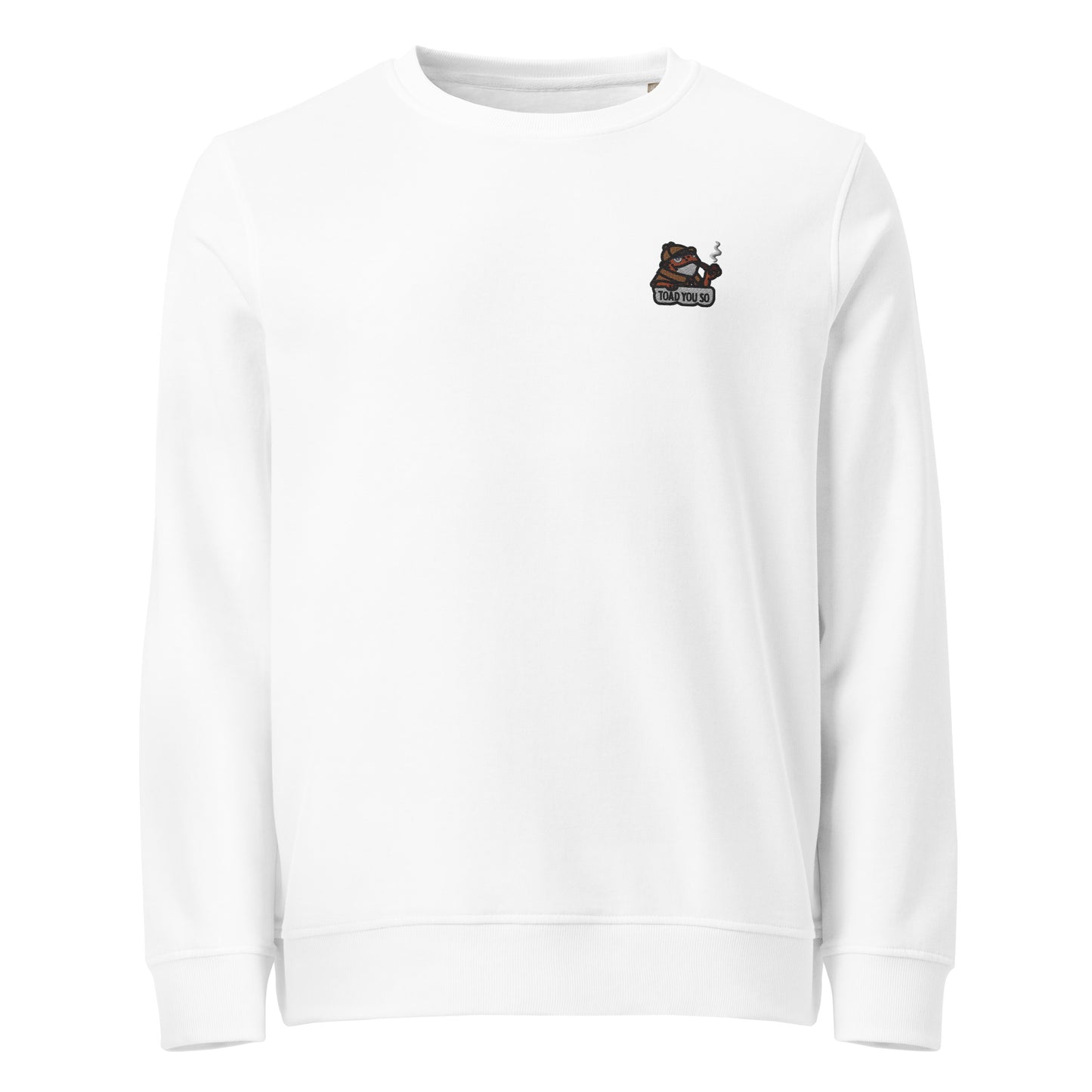 Toad You So Detective Organic Embroidered Sweatshirt
