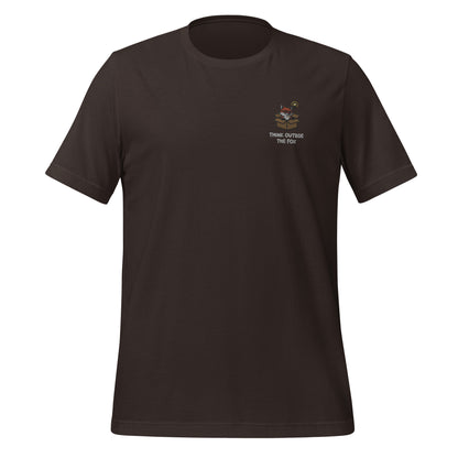 Think Outside The Fox Embroidered T-Shirt