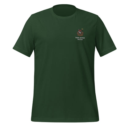 Think Outside The Fox Embroidered T-Shirt