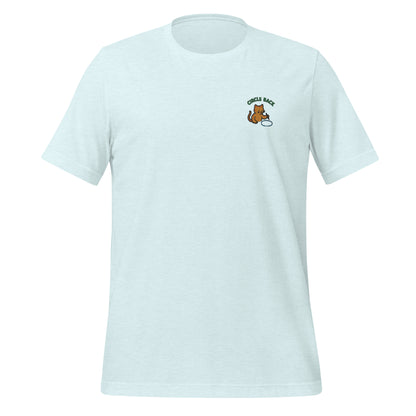 Circle Back Cat Embroidered T-Shirt