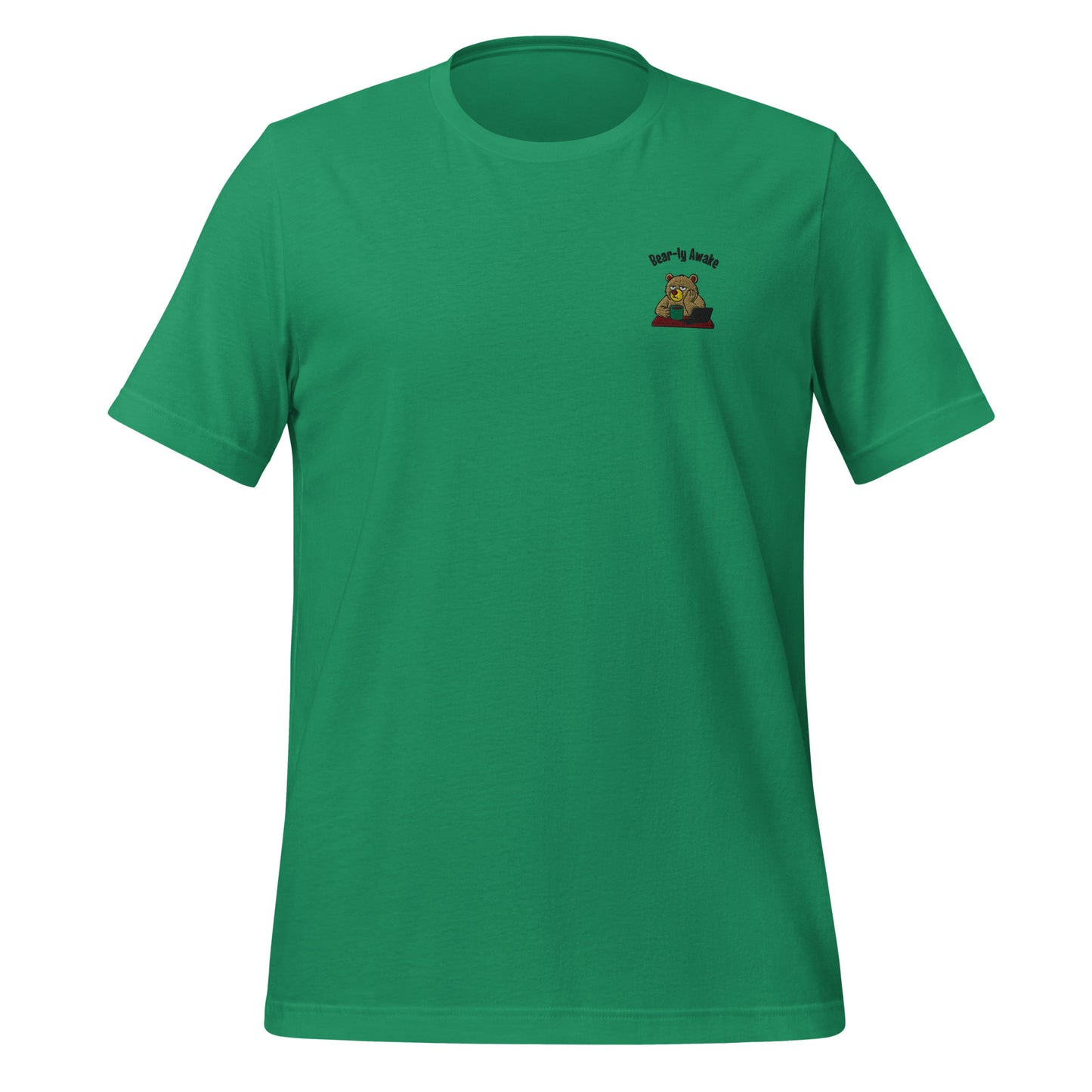 Bear-ly Awake Embroidered T-Shirt