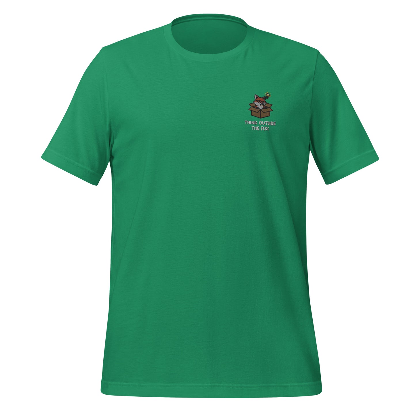 Think Outside The Fox Embroidered T-Shirt