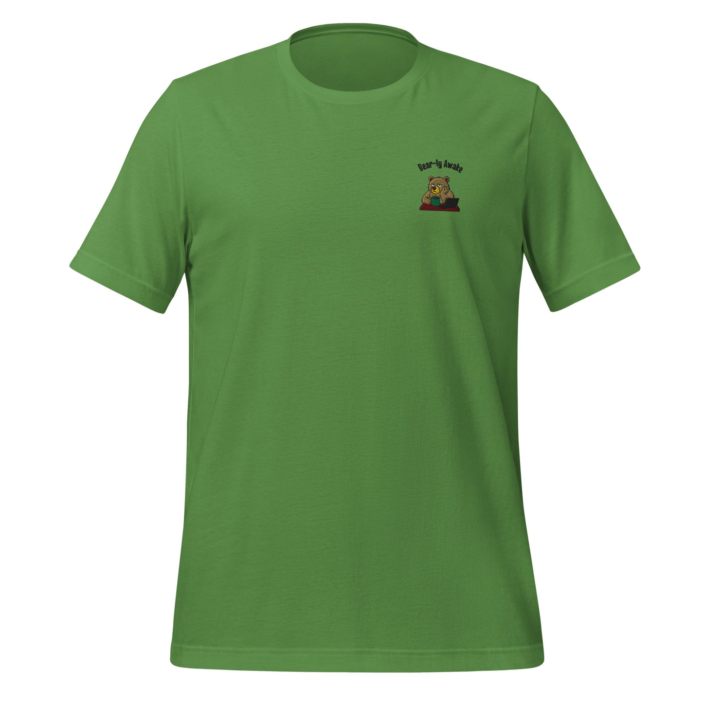 Bear-ly Awake Embroidered T-Shirt