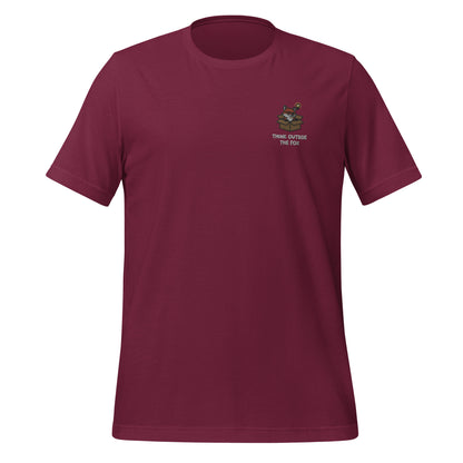 Think Outside The Fox Embroidered T-Shirt