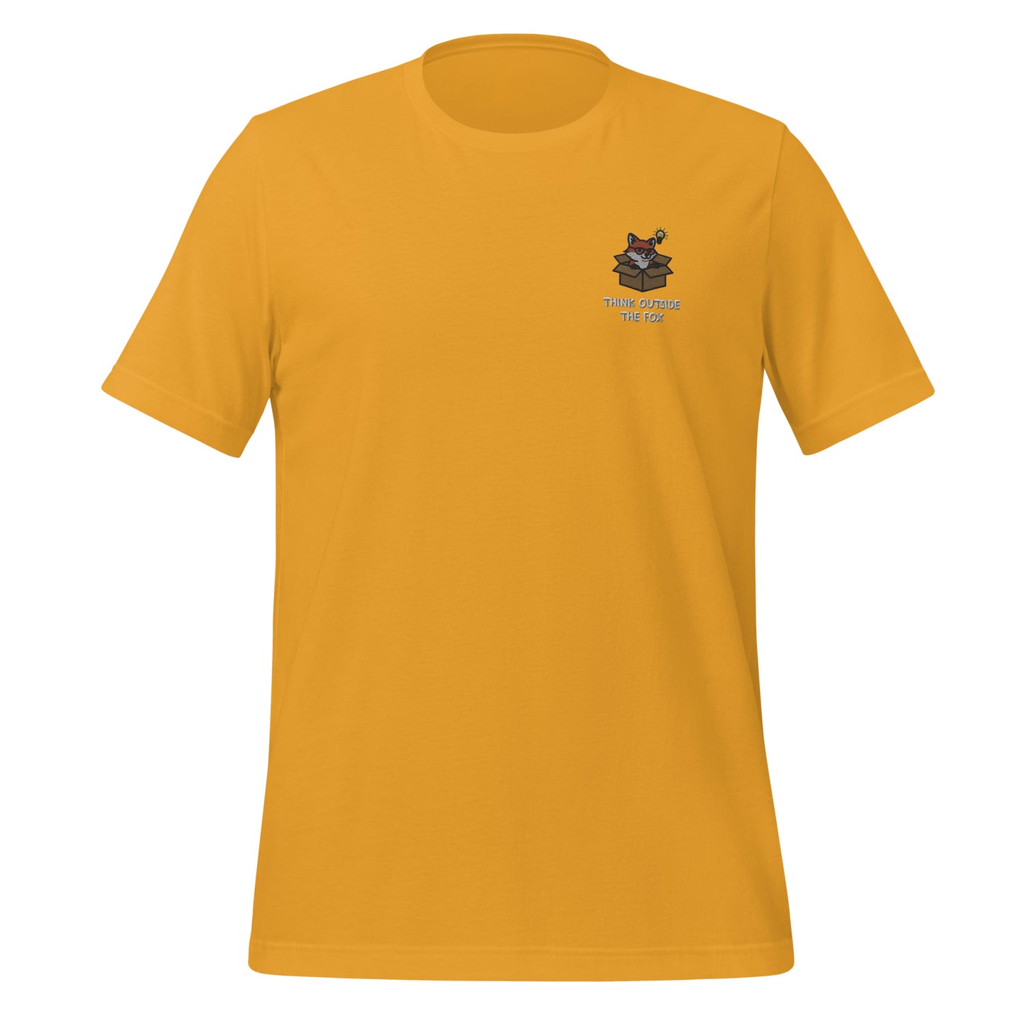 Think Outside The Fox Embroidered T-Shirt