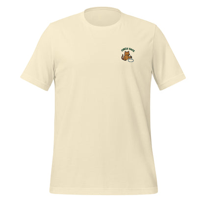 Circle Back Cat Embroidered T-Shirt