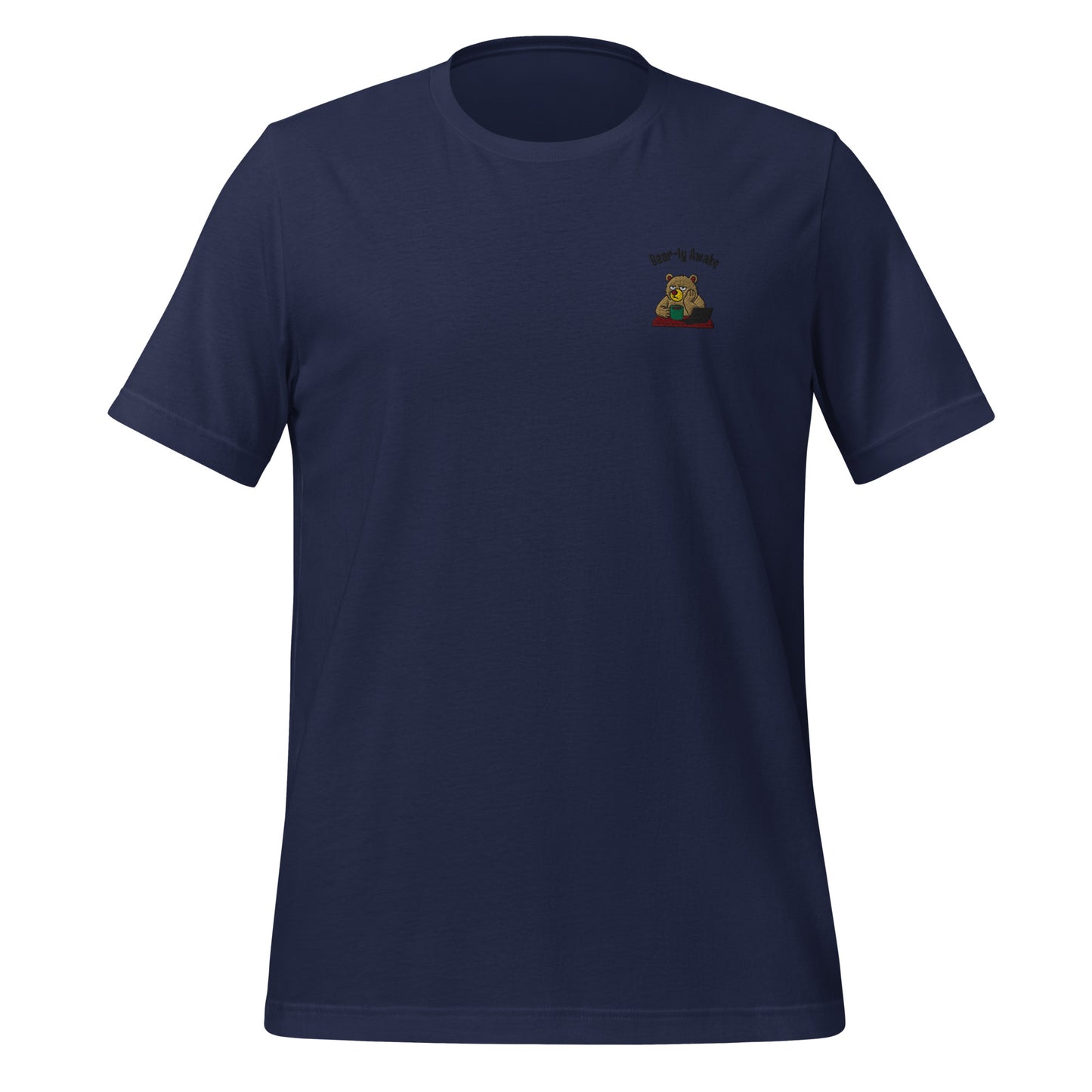 Bear-ly Awake Embroidered T-Shirt