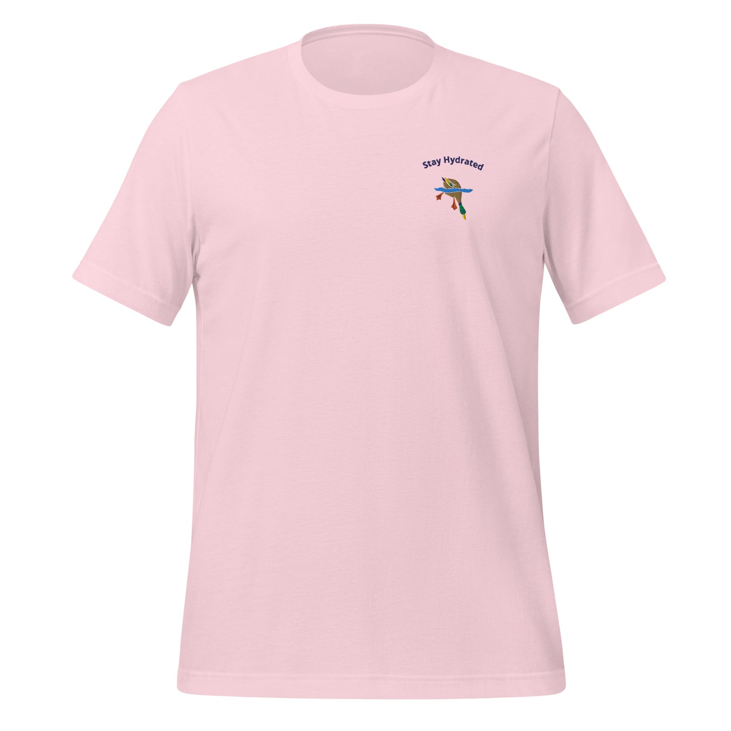 Stay Hydrated Duck Embroidered T-Shirt