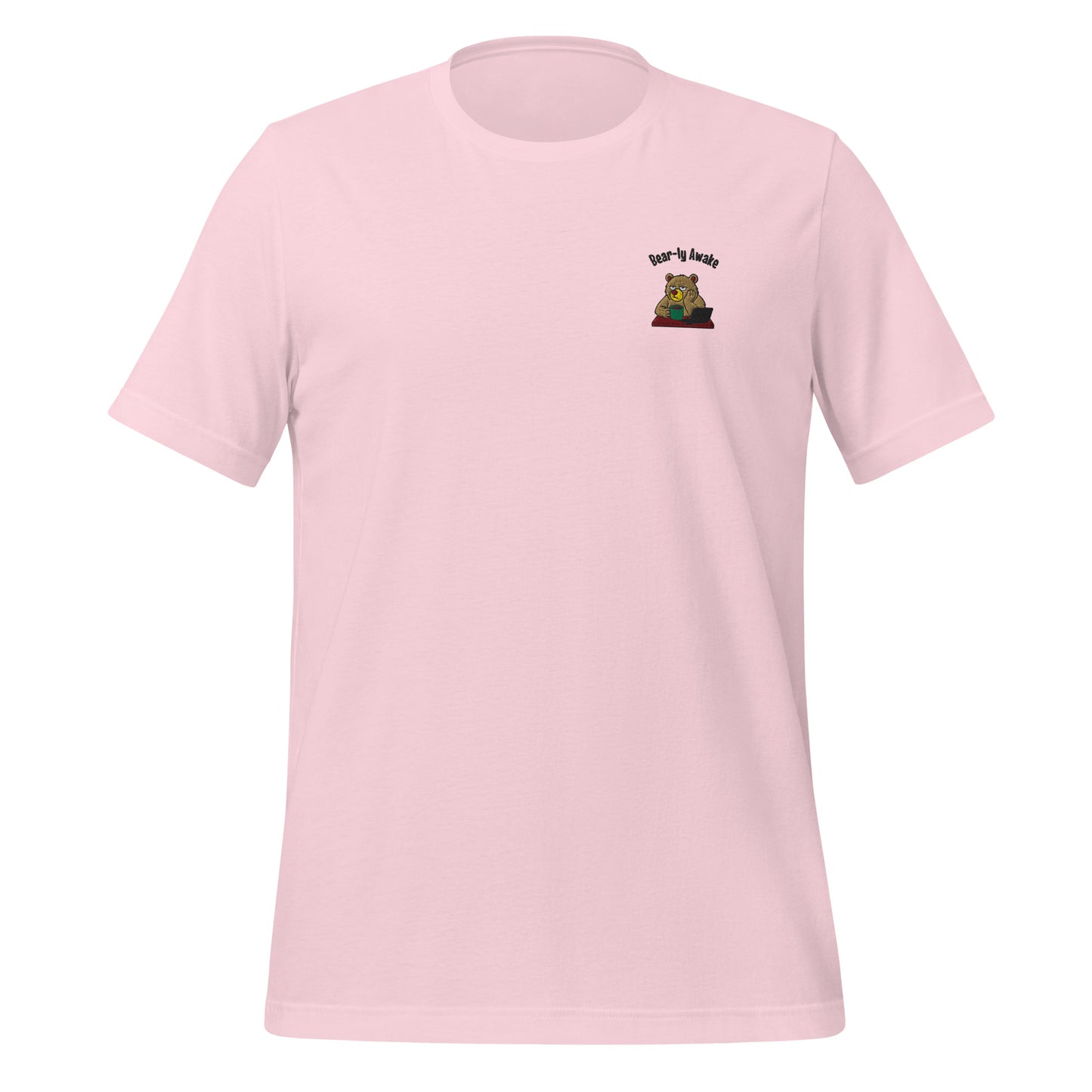 Bear-ly Awake Embroidered T-Shirt
