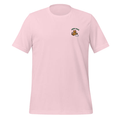 Circle Back Cat Embroidered T-Shirt