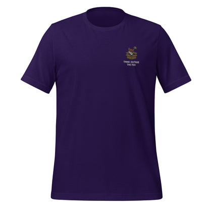 Think Outside The Fox Embroidered T-Shirt
