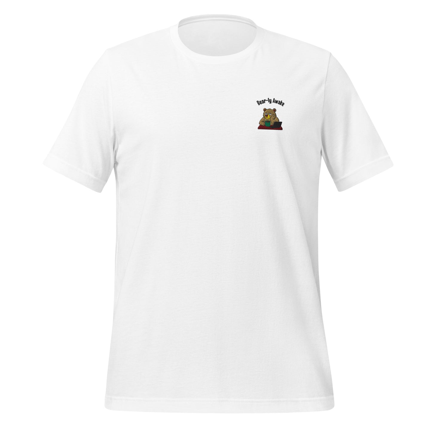 Bear-ly Awake Embroidered T-Shirt